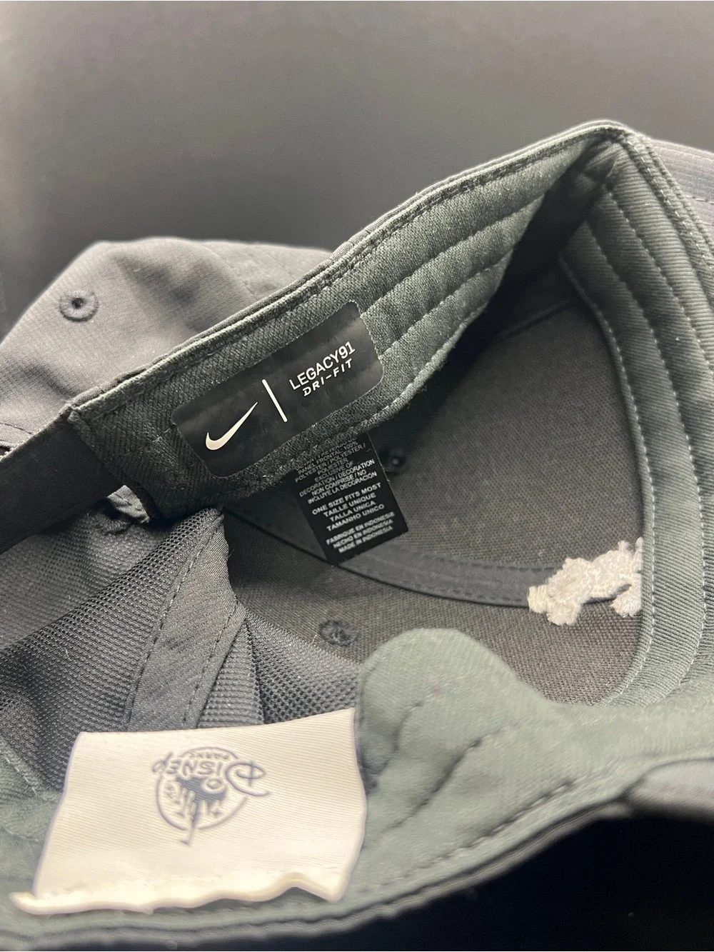 Disney Parks Nike Black Dri-Fit Legacy91 Mickey Mouse Cap Hat